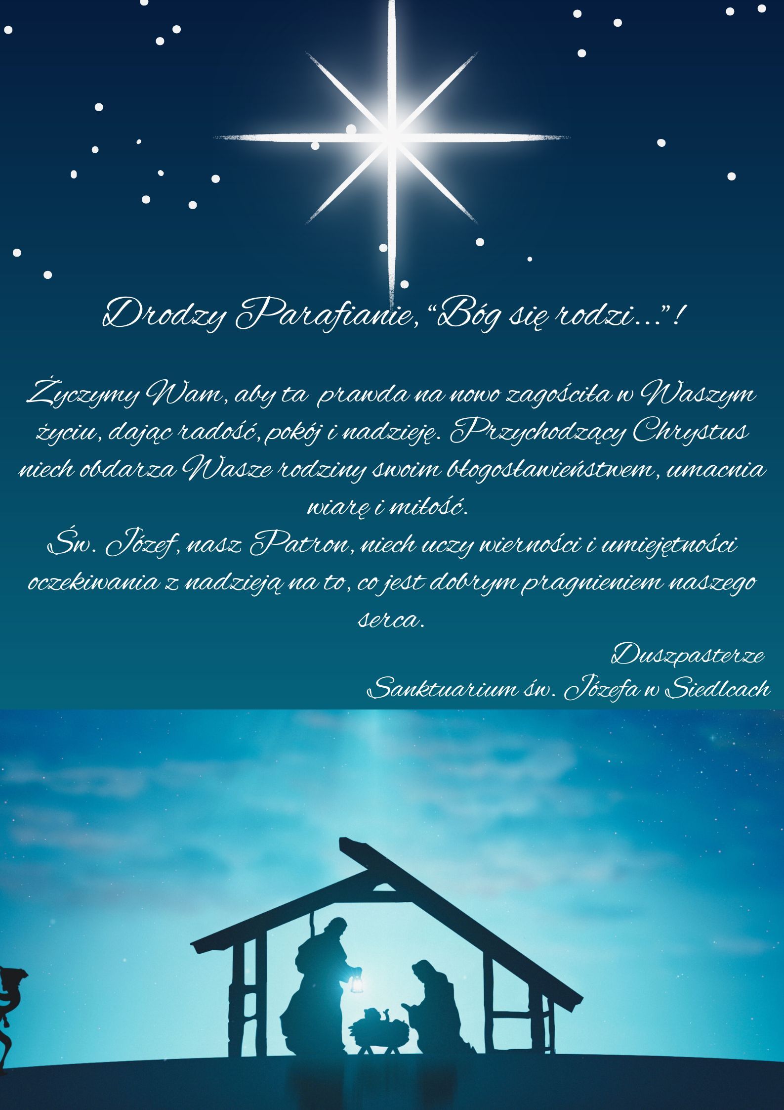 Życzenia z okazji Świąt Bożego Narodzenia