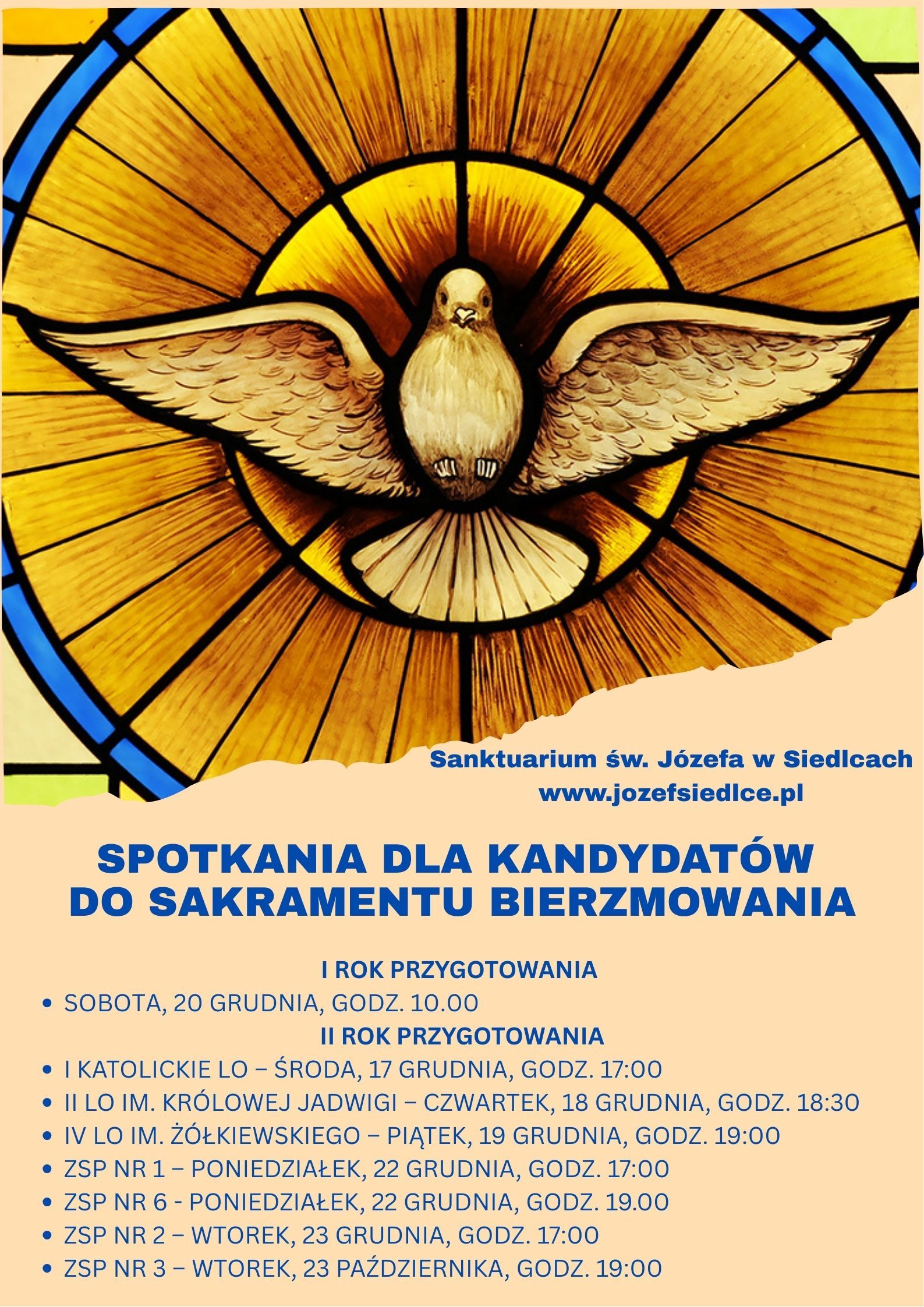 Przygotowania do sakramentu bierzmowania